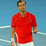 Daniil Medvedev face à Sebastian Korda à l'Open d'Australie 2023