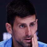 Novak Djokovic en conférence de presse après son match face à de Minaur à l'Open d'Australie 2023