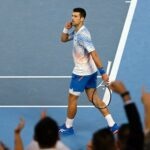 Novak Djokovic qualifié pour la finale de l'Open d'Australie 2023