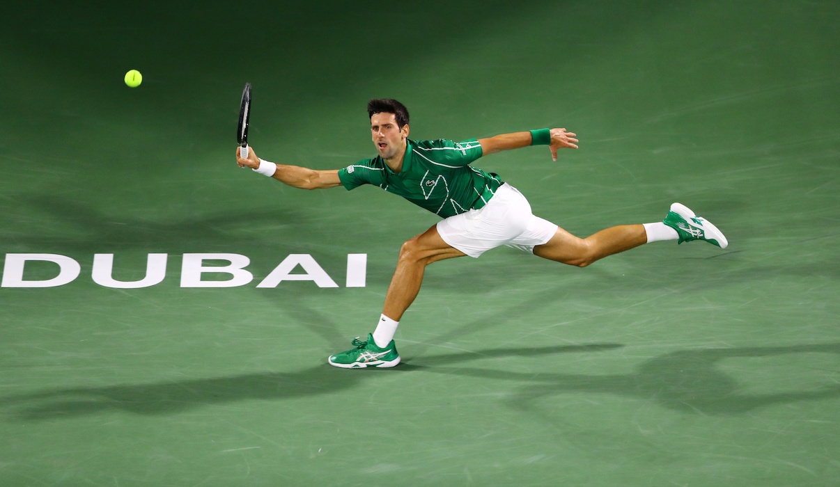 ATP Dubai: Novak Djokovic easily reaches the round of 16