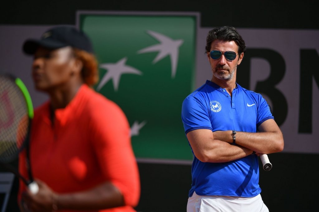 Patrick Mouratoglou with Serena Williams