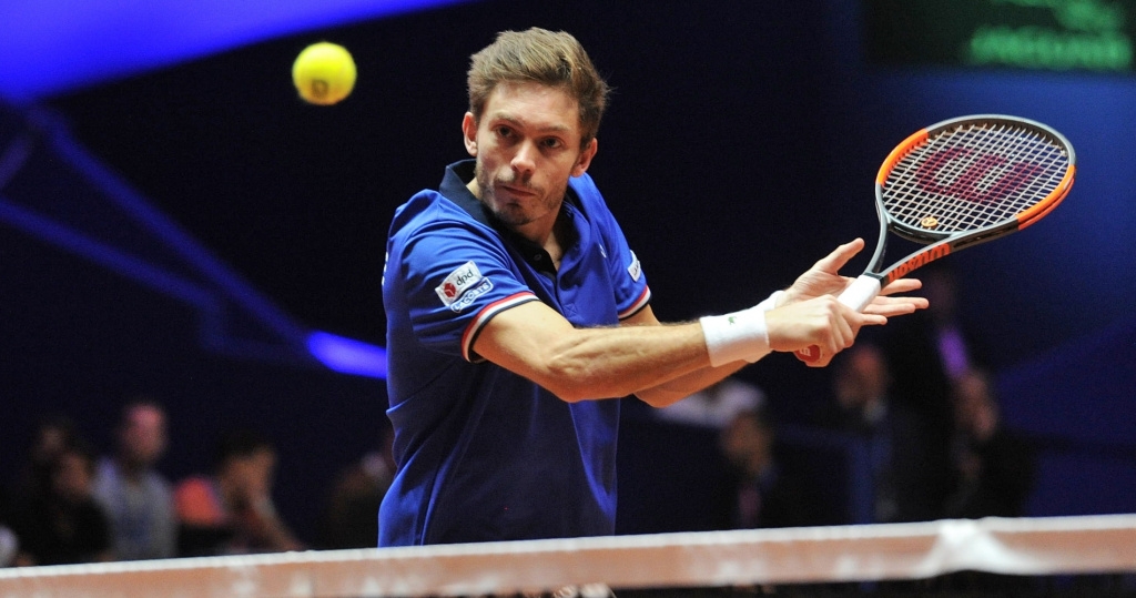 Nicolas Mahut, during the 2018 Davis Cup final