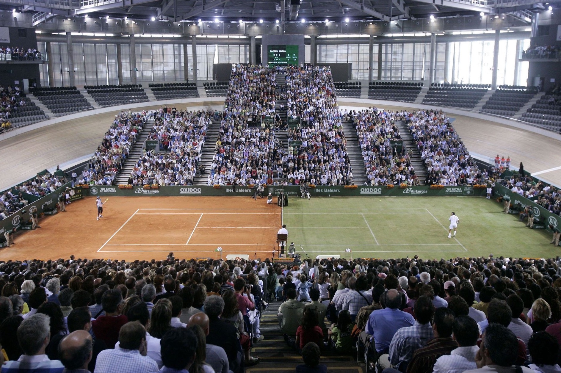 The day Federer and Nadal played “Battle of Surfaces”