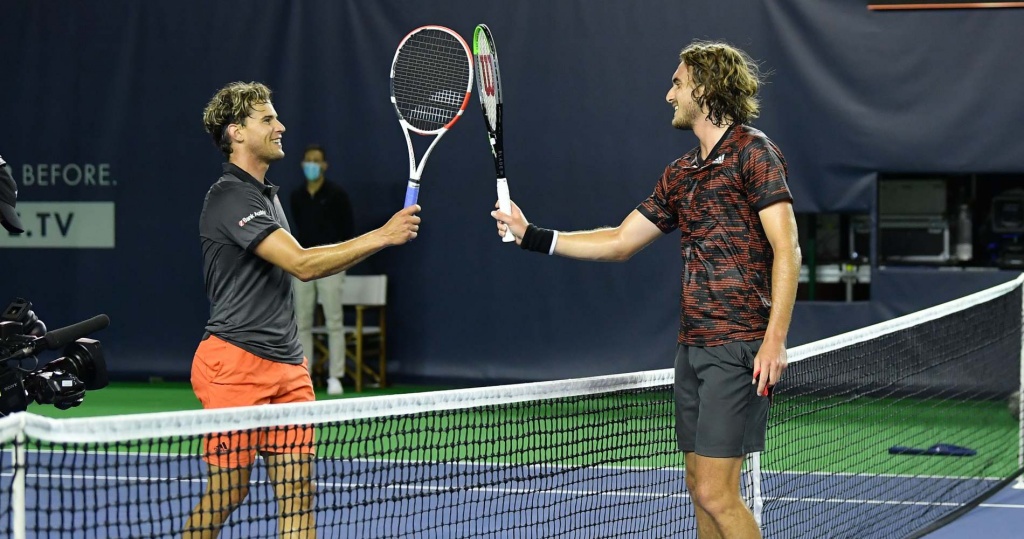 Dominic Thiem and Stefanos Tsitsipas, UTS 2020