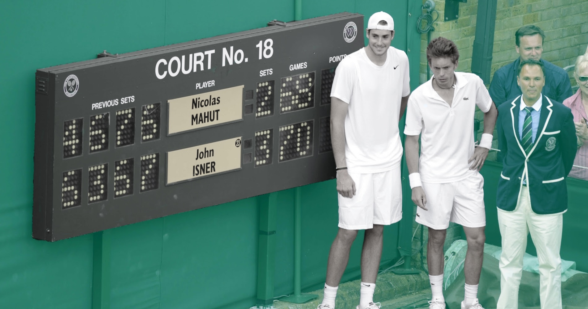 John isner and Nicolas Mahut, Wimbledon 2010