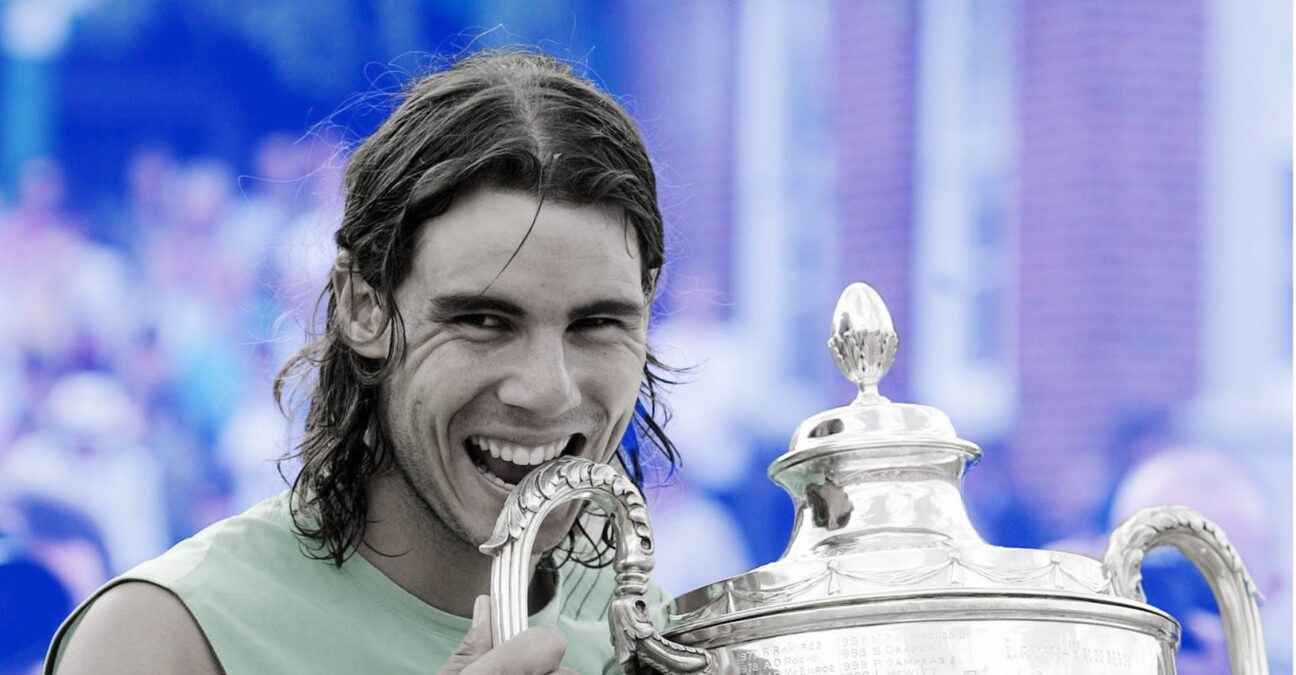 Rafael Nadal at the Queen's in 2008