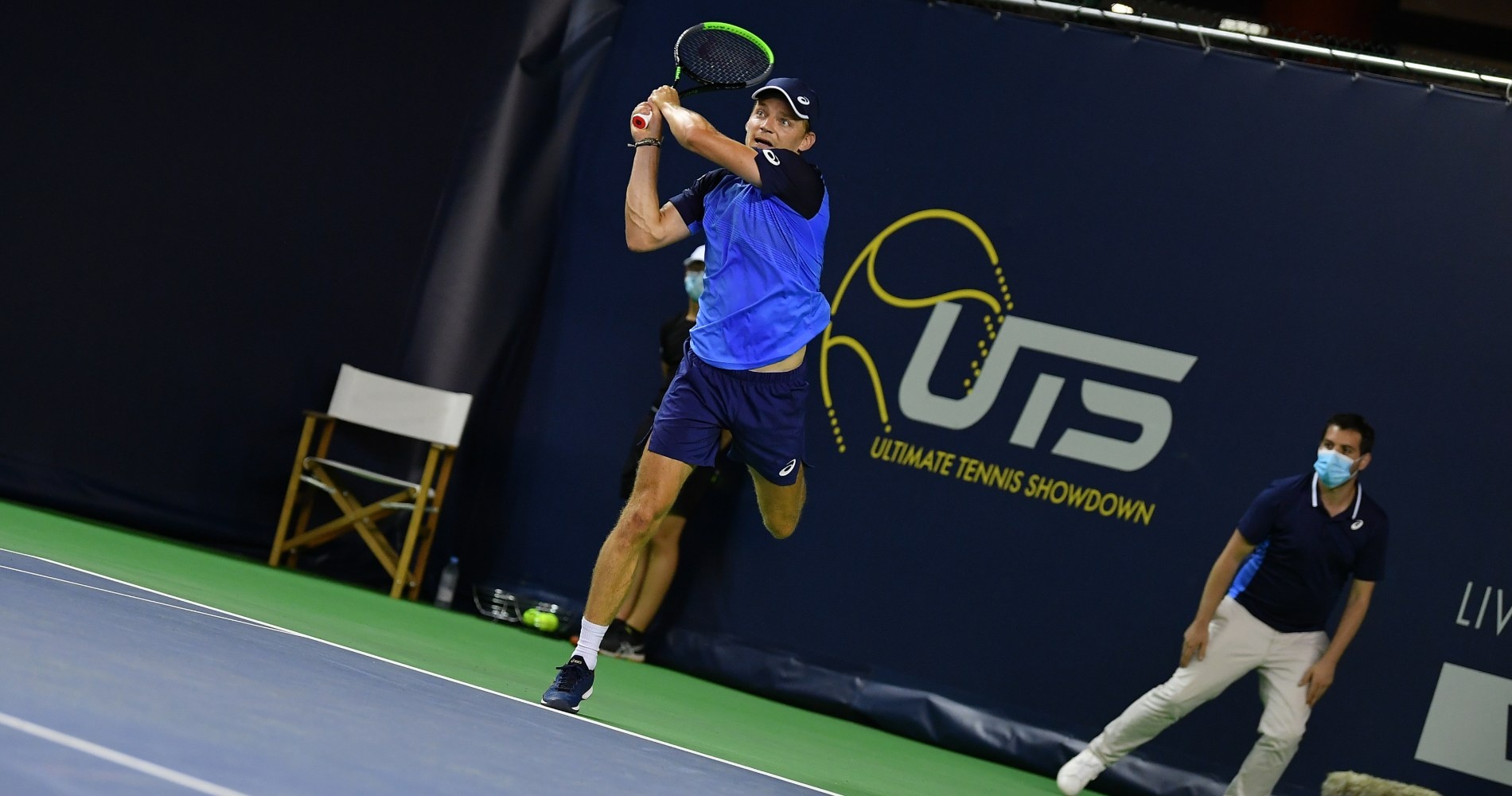 UTS Calm Goffin clinches Final 4 spot with win over Paire