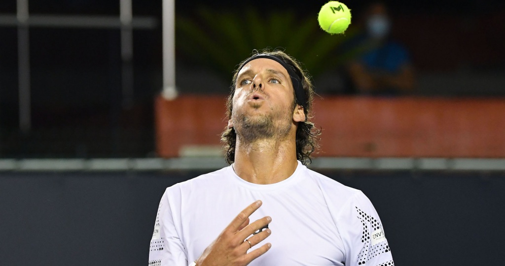 Feliciano Lopez à l'Ultimate Tennis Showdown, 2020