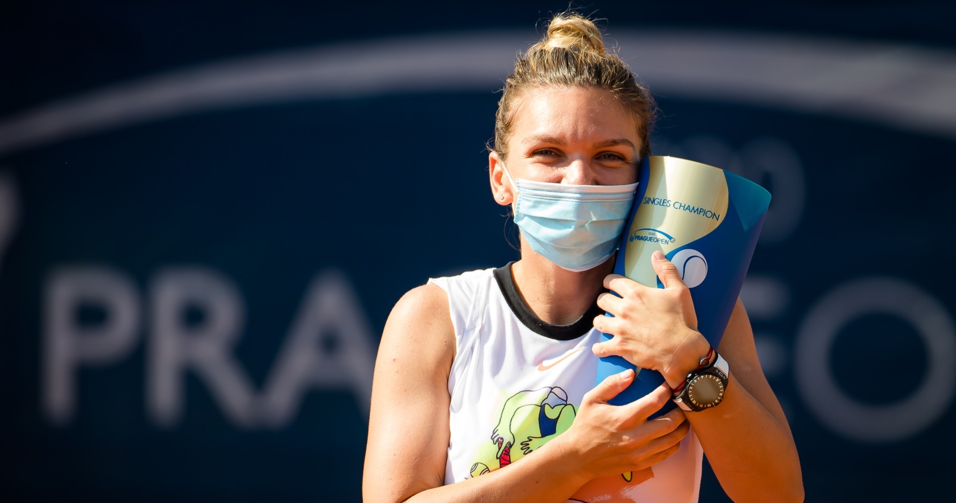 Victoire de Simona Halep à Prague