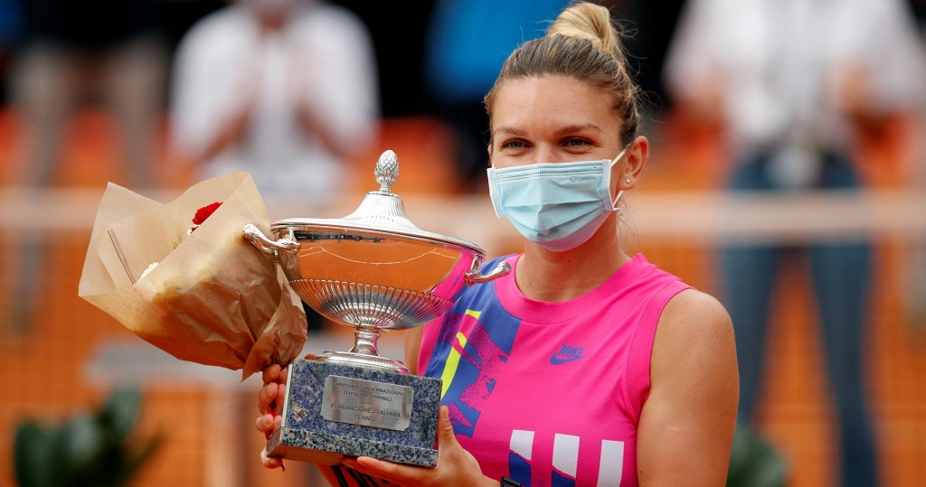 Simona Halep at Rome 2020