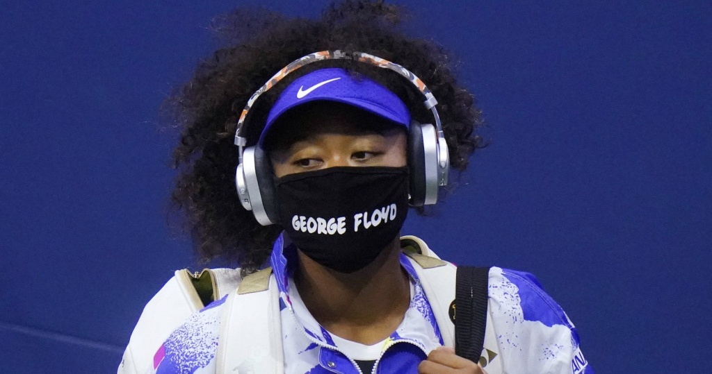 Naomi Osaka, George Floyd mask