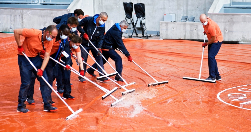 PLUIE ROLAND GARROS 2020