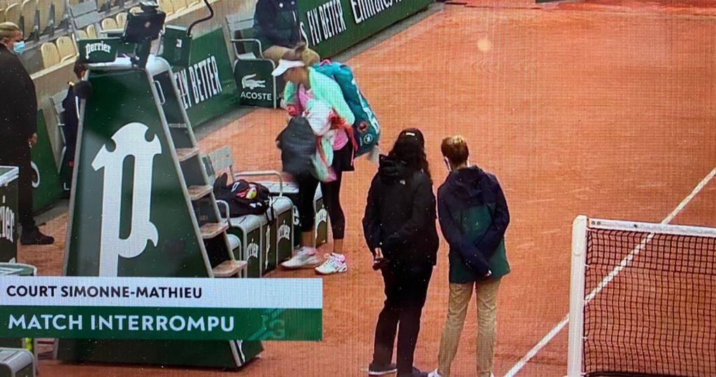 ROLAND GARROS 2020 RAIN PLUIE