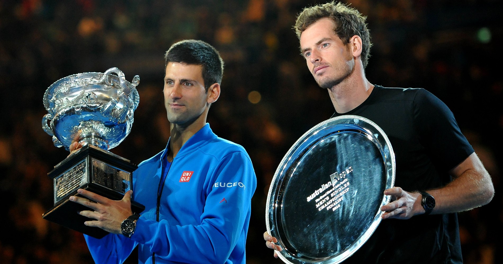 Novak Djokovic beat Andy Murray to win his fifth Australian Open title in 2015