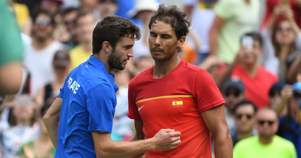 Gilles Simon vs Rafael Nadal 2016 Rio Olympics