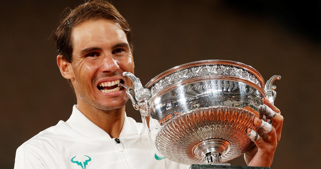 Rafael Nadal at the 2020 Roland-Garros