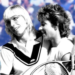 Martina Navratilova and Chris Evert