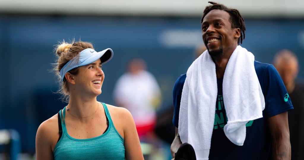 Elina Svitolina and Gaël Monfils