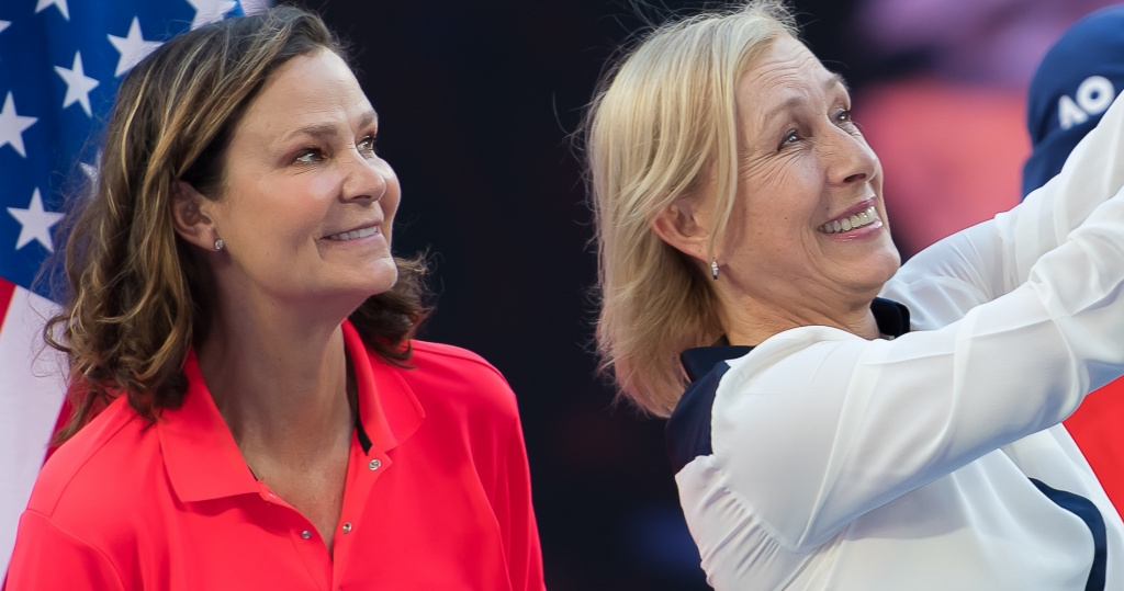 Shriver and Navratilova