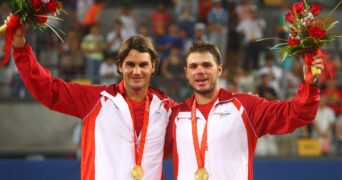 Roger Federer et Stan Wawrinka, Jeux Olympiques de Pékin 2008