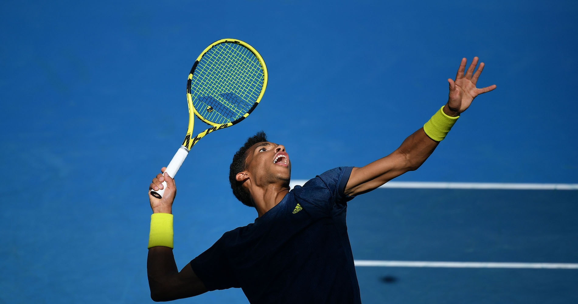 Félix Auger-Aliassime, Melbourne, Feb 2021