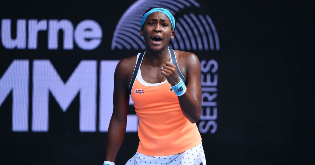 Gauff in the Australian Open 2021