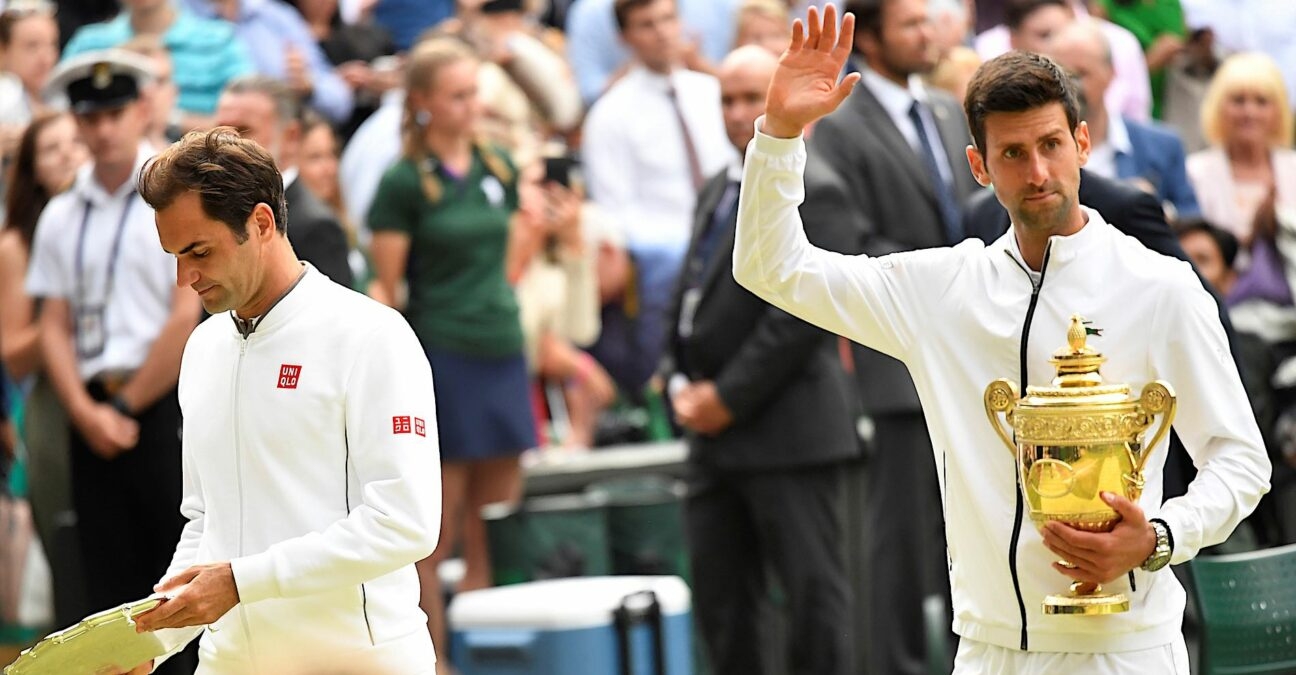 Roger Federer, Novak Djokovic, Wimbledon 2019