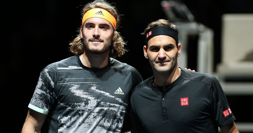 Stefanos Tsitsipas, Roger Federer 2019