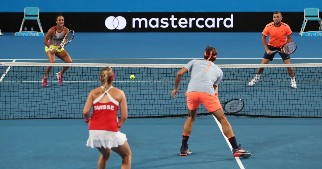 Federer_Bencic_Evans_Watson_Hopman_Cup_2017