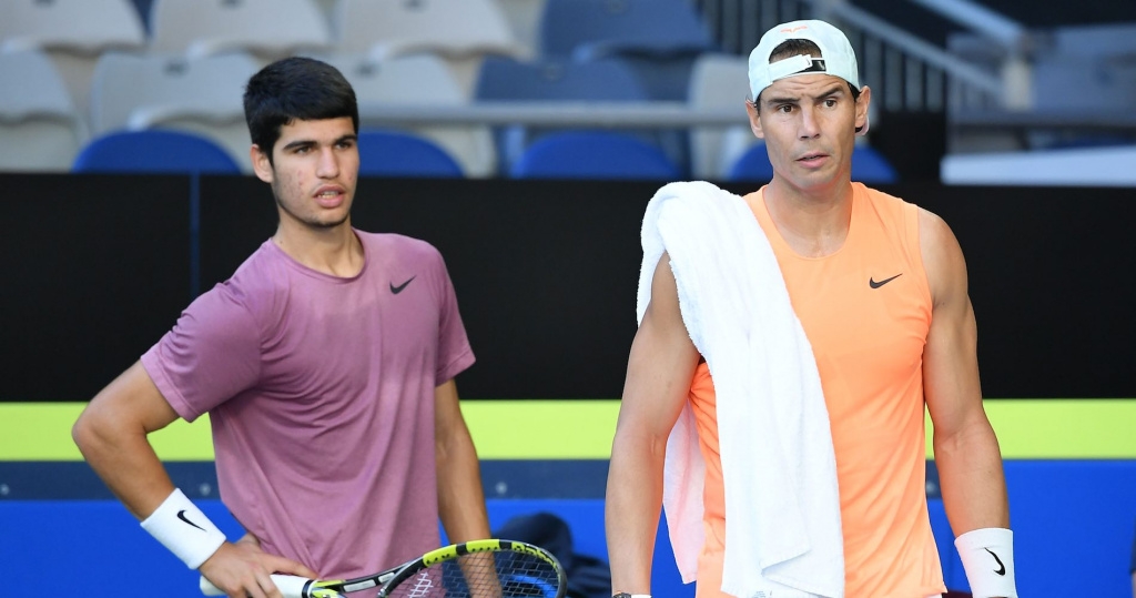 Carlos Alcaraz, Rafael Nadal, 2021