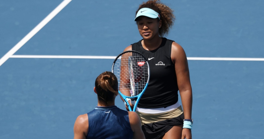 Naomi Osaka and Maria Sakkari