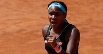 Coco Gauff at Rome in 2021