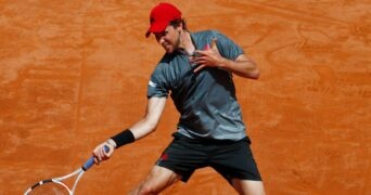 Dominic Thiem at Rome in 2021
