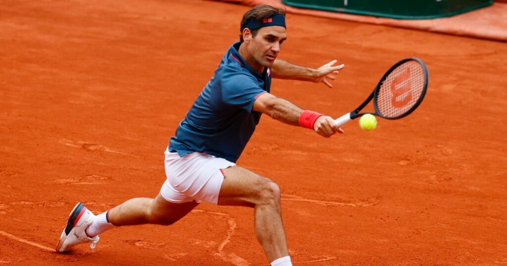 Roger Federer at Geneva in 2021