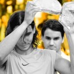 Rafael Nadal & Roger Federer after the Rome final in 2006 - On This Day