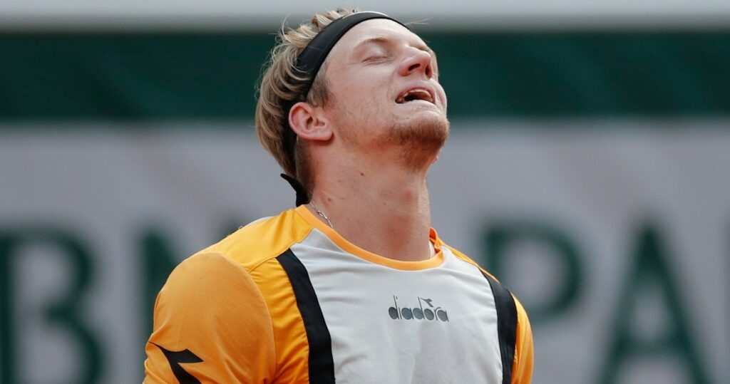 Alejandro Davidovich Fokina at Roland-Garros in 2021