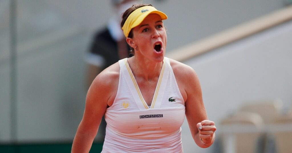 Anastasia Pavlyuchenkova at Roland-Garros in 2021