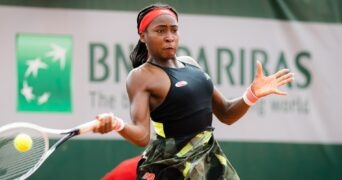 Cori Gauff at Roland-Garros in 2021