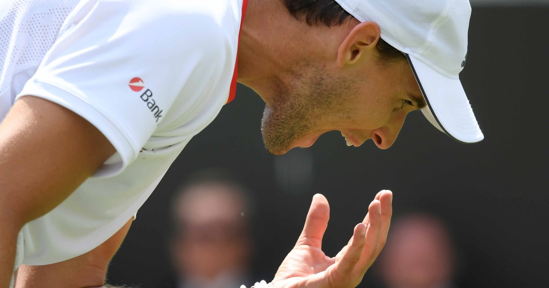 Dominic Thiem at Wimbledon in 2019