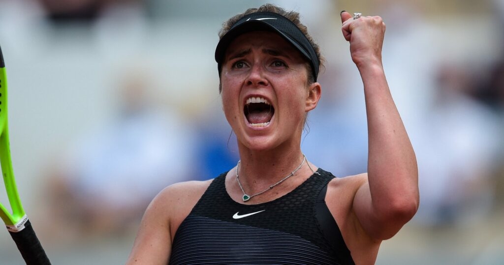 Elina Svitolina at Roland-Garros in 2021