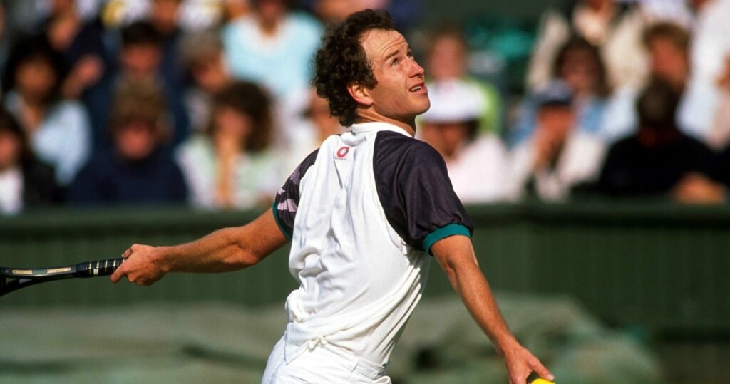 John McEnroe at Wimbledon in 1989