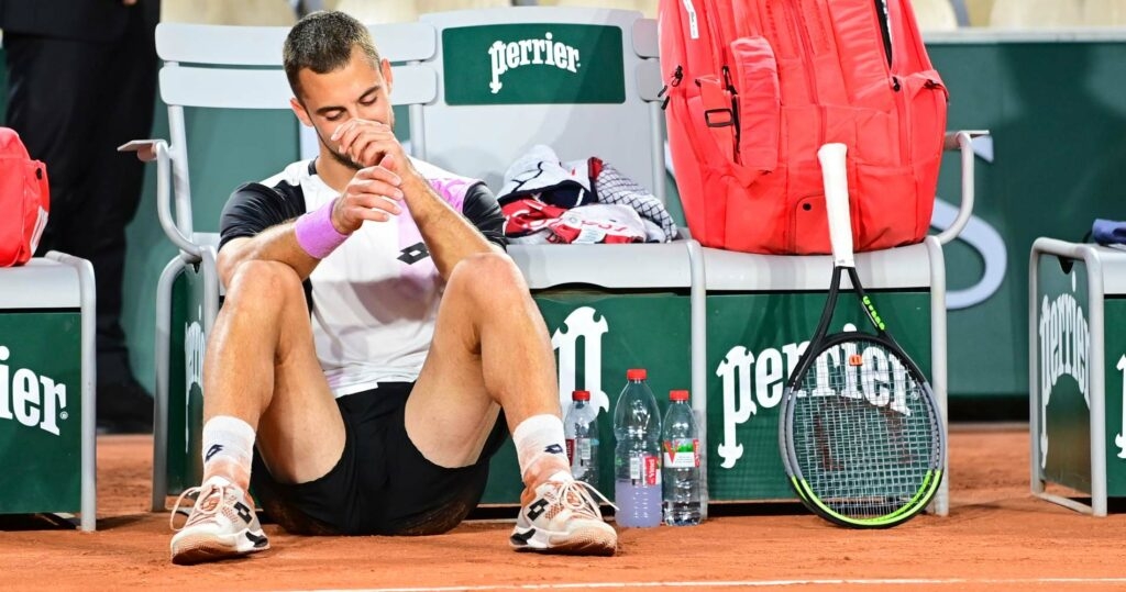 Laslo Djere at Roland-Garros in 2021