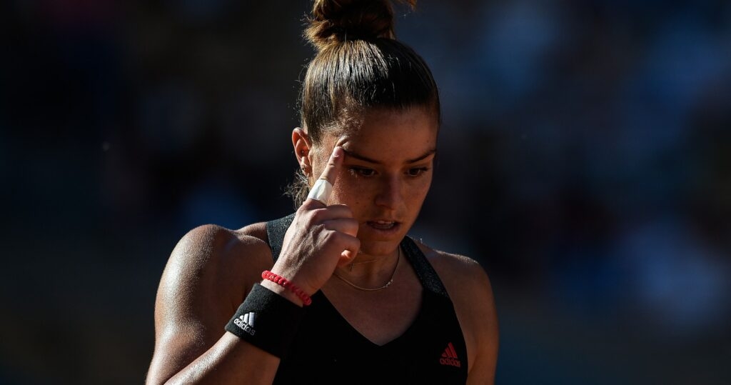 Maria Sakkari at Roland-Garros in 2021