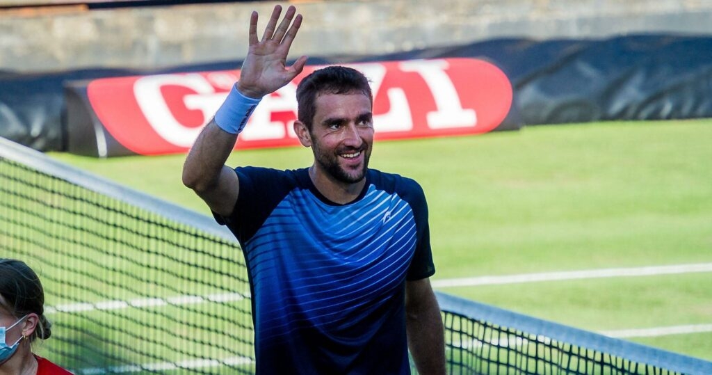 Marin Cilic at Stuttgart in 2021