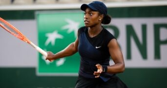 Sloane Stephens at Roland-Garros in 2021