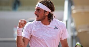 Stefanos Tsitsipas at Roland-Garros 2021