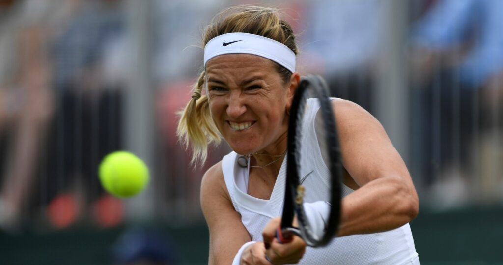 Victoria Azarenka at Wimbledon in 2021