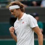 Alexander Zverev at Wimbledon in 2021