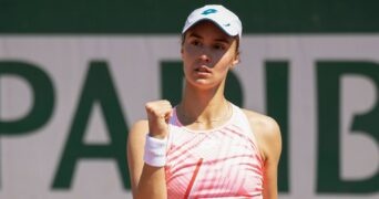 Anhelina Kalinina at Roland-Garros in 2021