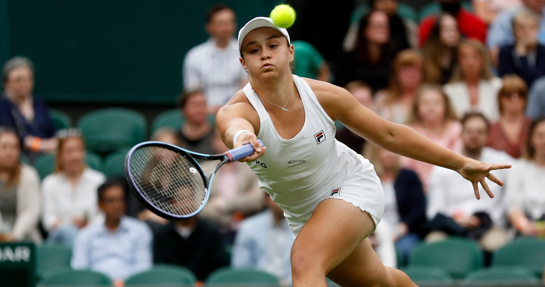 Ashleigh Barty at Wimbledon in 2021